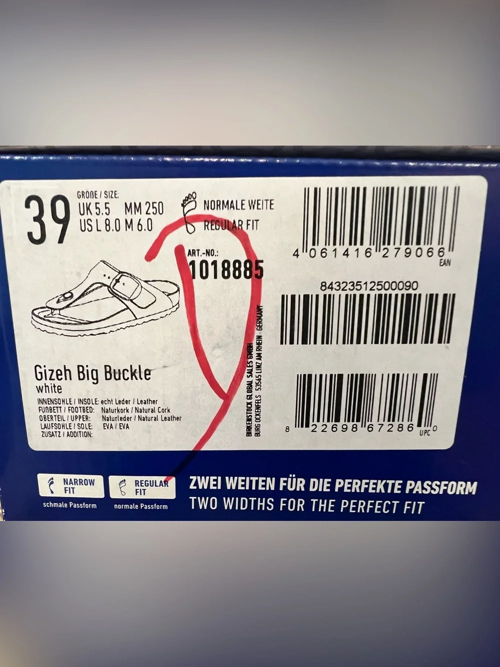 Birkenstock new box